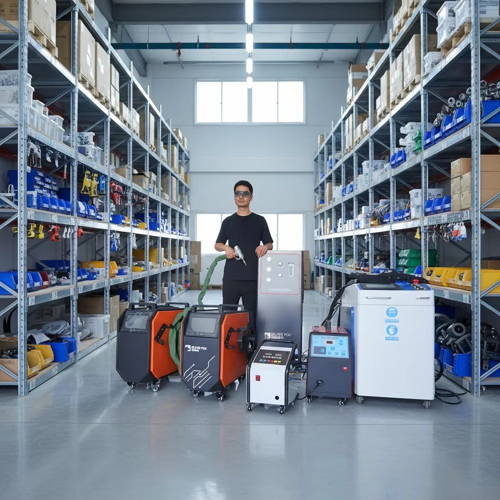 Industrial Laser Welding Machine Hand Held - 산업용 광섬유 레이저 용접기 공냉식 3000W