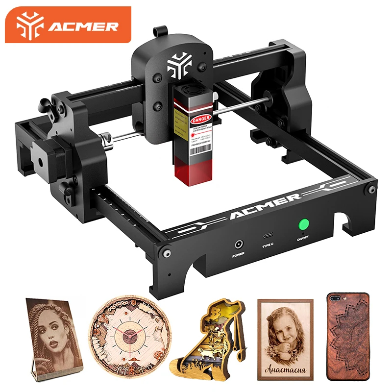 Industrial Handheld Laser Engraver - ACMER S1 6W/3.5W/2.5W 미니 휴대용 레이저