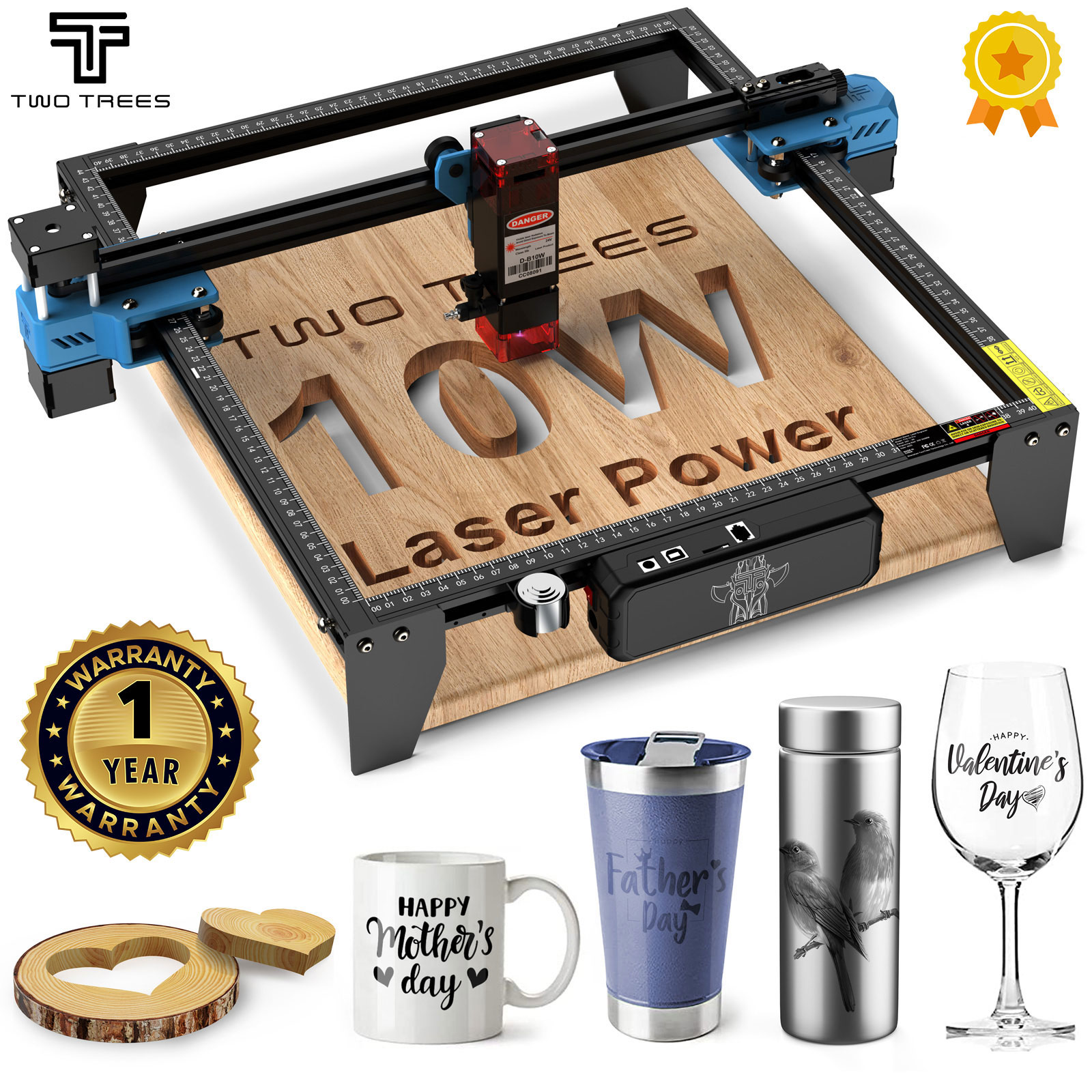 Industrial Laser Printing Machine - TwoTrees TTS-10 Pro 80W 레이저 조각기