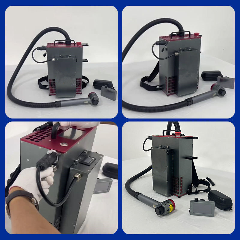 Industrial Laser Cleaning Machine Price - 휴대용 백팩형 핸드헬드 레이저 클리너 녹