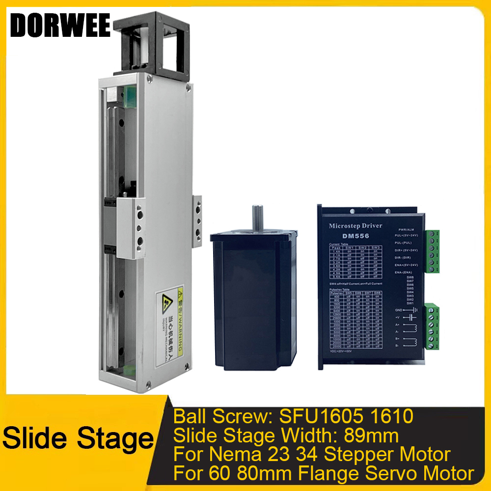 Servo Motor Cnc - 반밀폐형 슬라이딩 테이블 SFU1605 1610 2개
