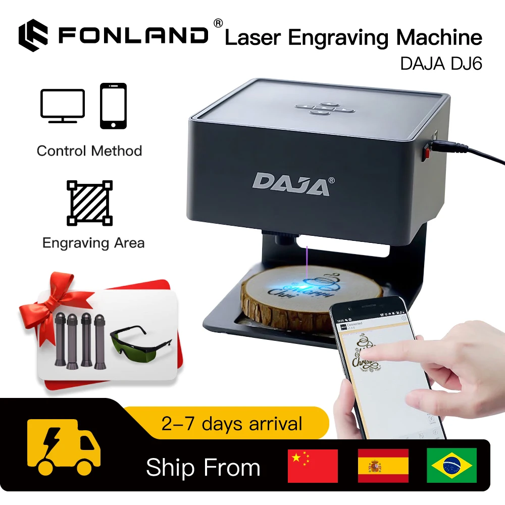 Industrial Laser Printing Machine - DAJA 레이저 개기 CNC DIY DJ6