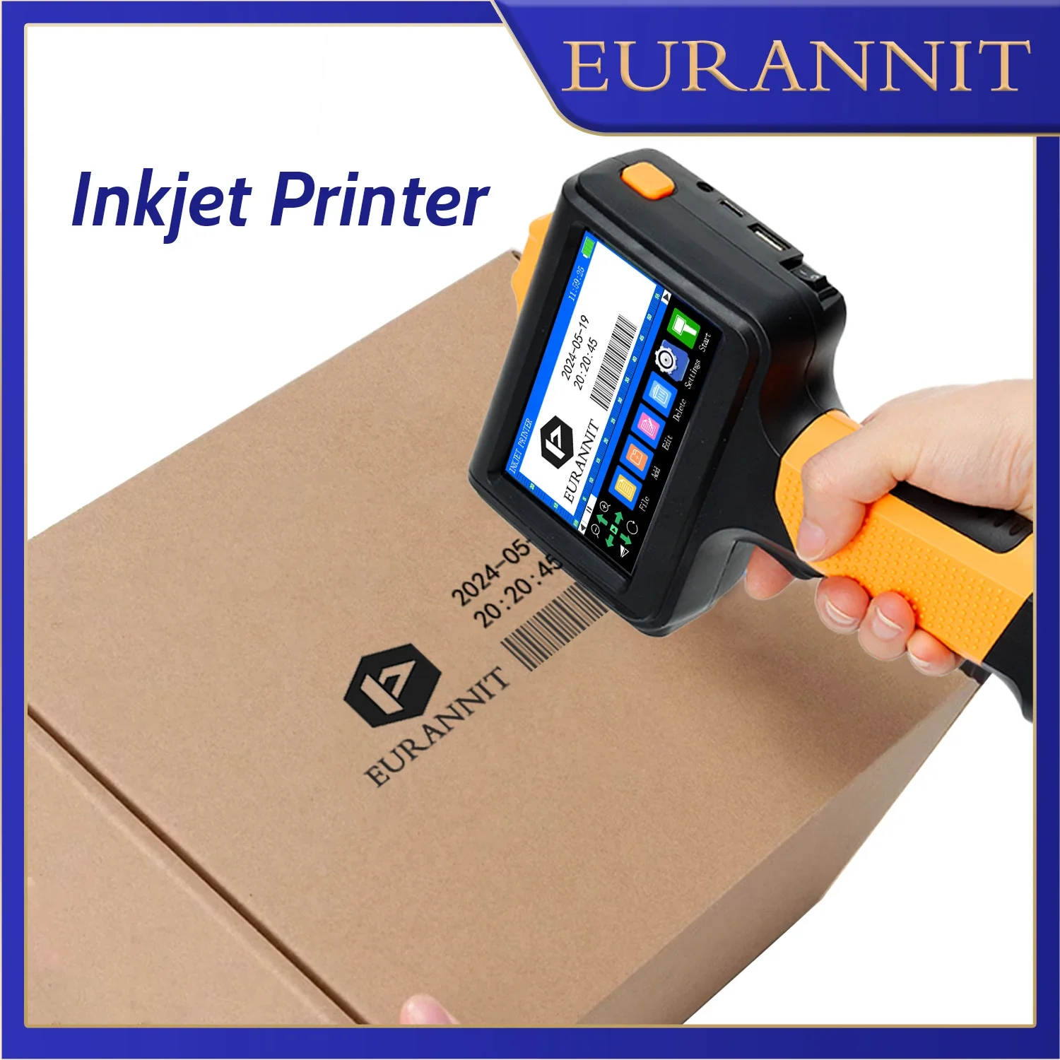 Industrial Laser Printing Machine - EURANNIT E19 12.7mm 휴대용 프린터 휴대용