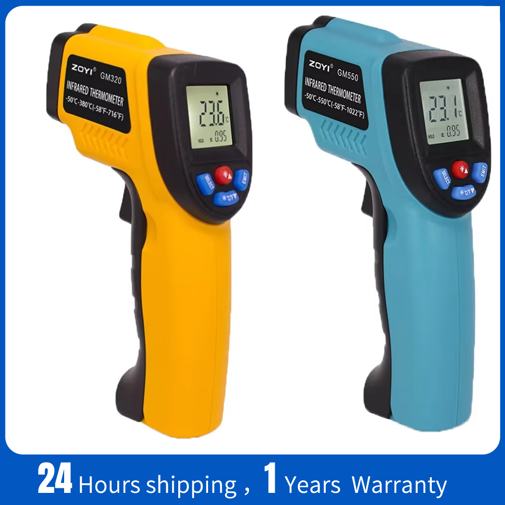 Industrial Laser Thermometer Gun - 휴대용 적외선 온도계, 피자 오븐 그릴