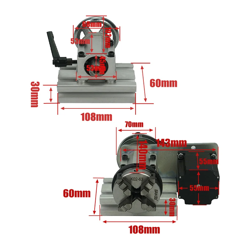 DIY 4축 5축 회전축 미니 CNC 밀링 조각기 목공 - Cnc Router Machine 리뷰 및 가격