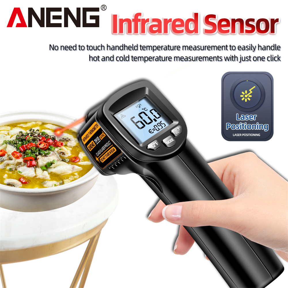 적외선 레이저 온도계 산업용 온도 총 ANENG TH1 - Industrial Laser Thermometer Gun 리뷰 및 가격