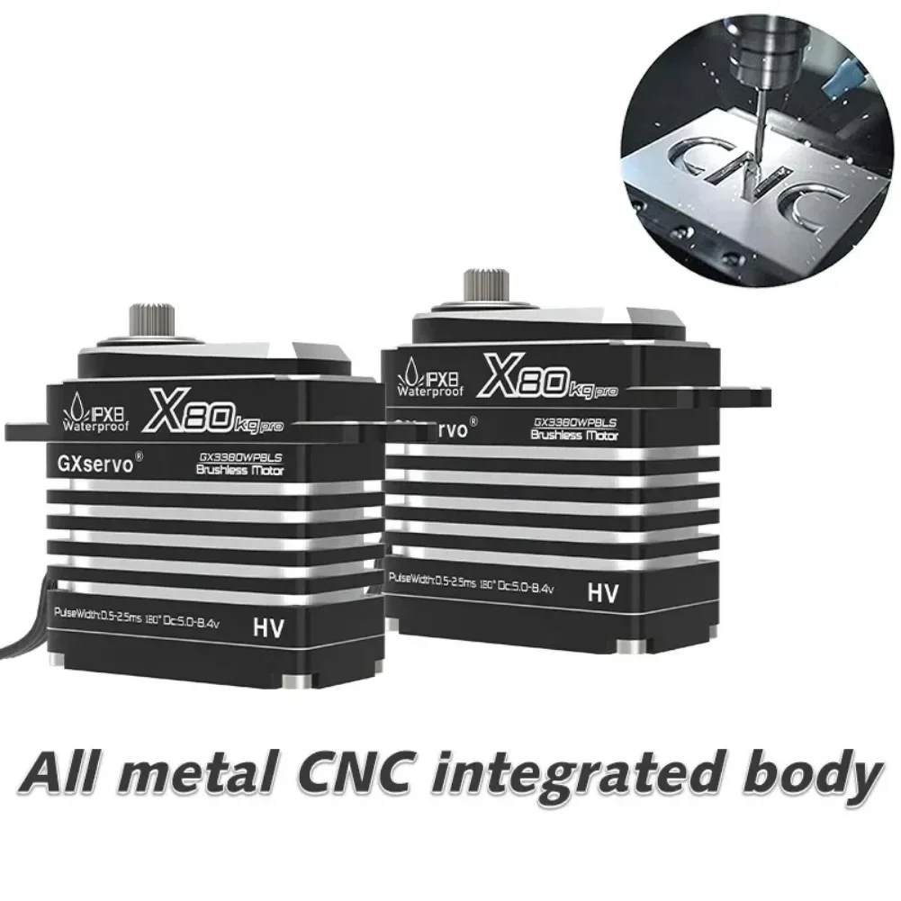 모든 금속 디지털 서보 모터, 80KG, IP67 방수 - Servo Motor Cnc 리뷰 및 가격