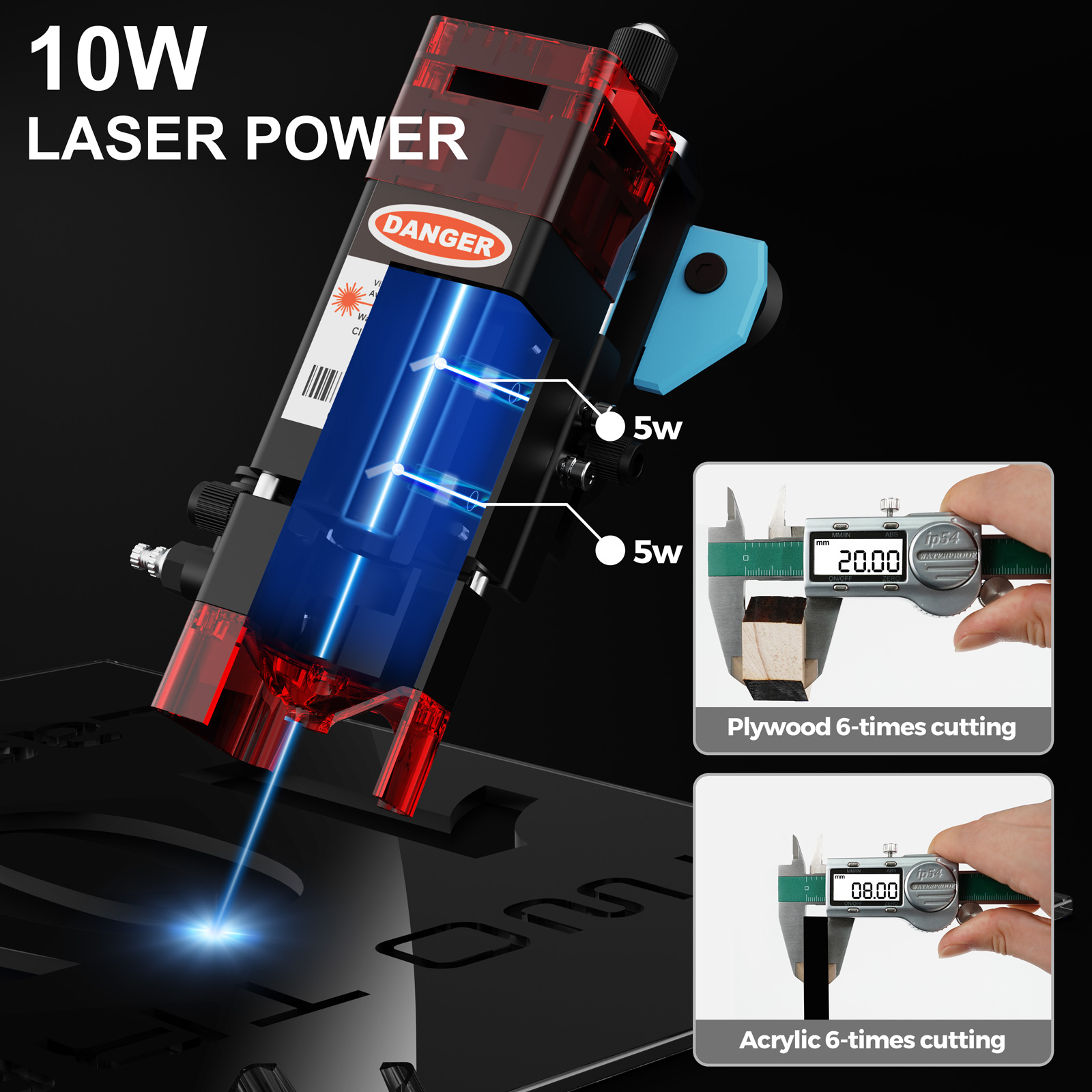 TwoTrees TTS-10 Pro 80W 레이저 조각 - Industrial Laser Printing Machine 리뷰 및 가격