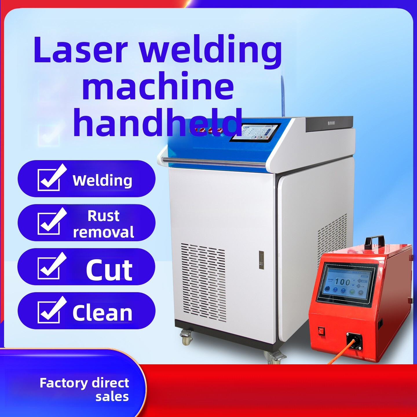 휴대용 산업용 완전 자동 4-in-1 스테인리스 금속  - Industrial Laser Welding Machine Hand Held 리뷰 및 가격