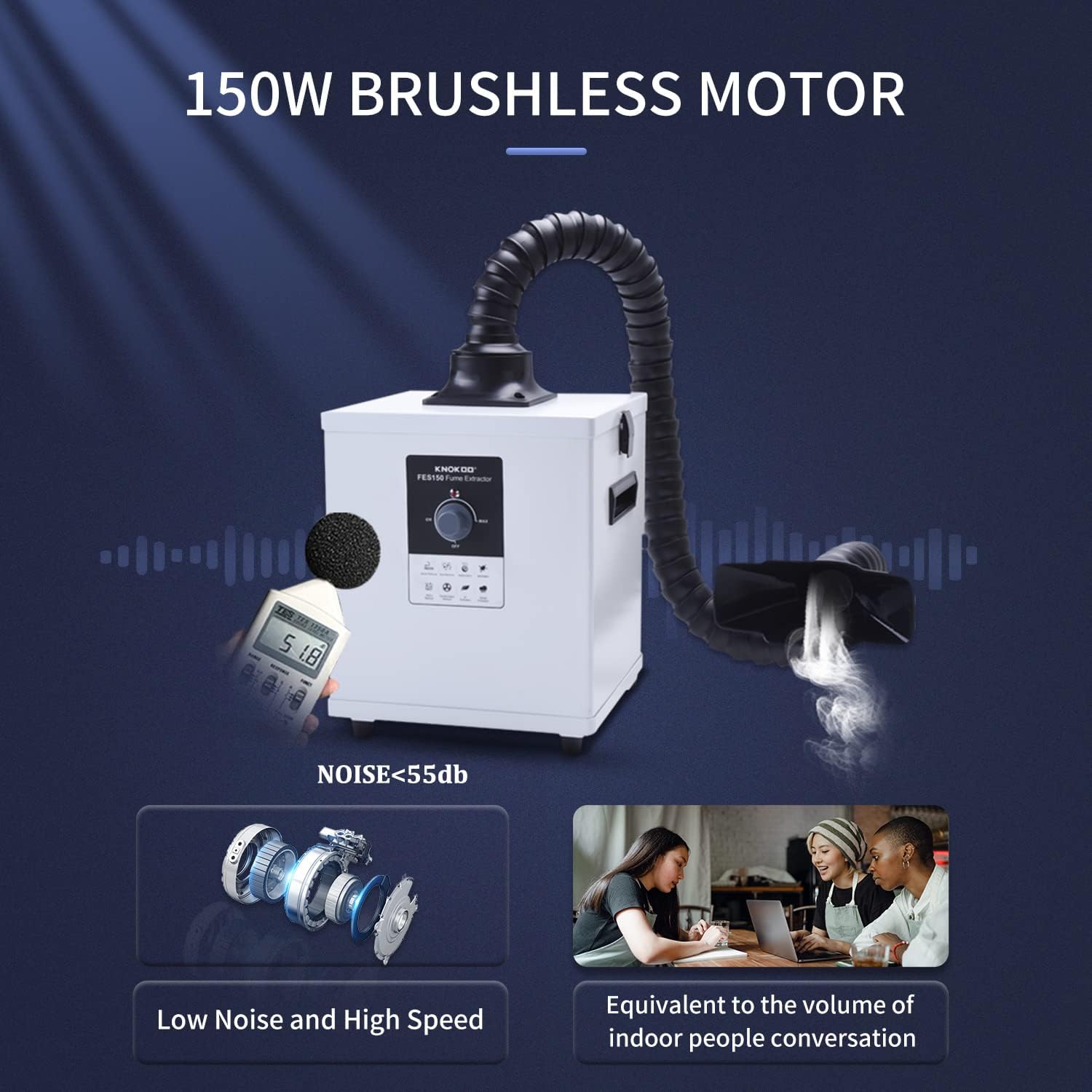 KNOKOO FES150 산업용 레이저 연기 추출기 D - Fume Extractor Laser 리뷰 및 가격