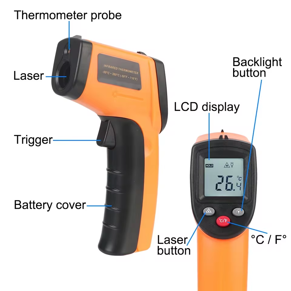 새로운 T600 T600A 디지털 적외선 온도계 건 - - Industrial Laser Thermometer Gun 리뷰 및 가격
