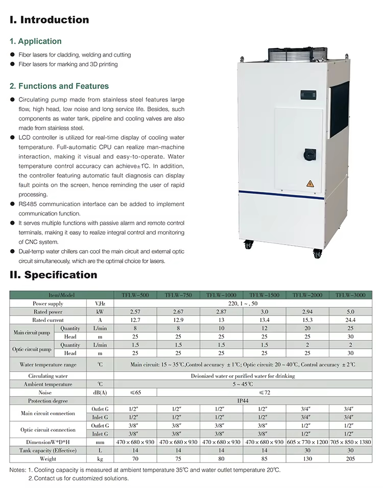 TFLW 1000 1500 2000 3000 4000  - Fiber Laser Cutting Machine 리뷰 및 가격