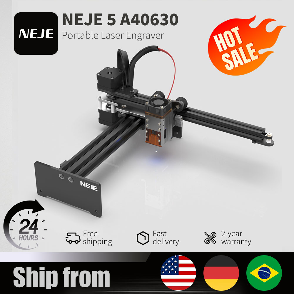NEJE 5 A40630 20W 휴대용 소형 레이저 조 - Industrial Handheld Laser Engraver 리뷰 및 가격