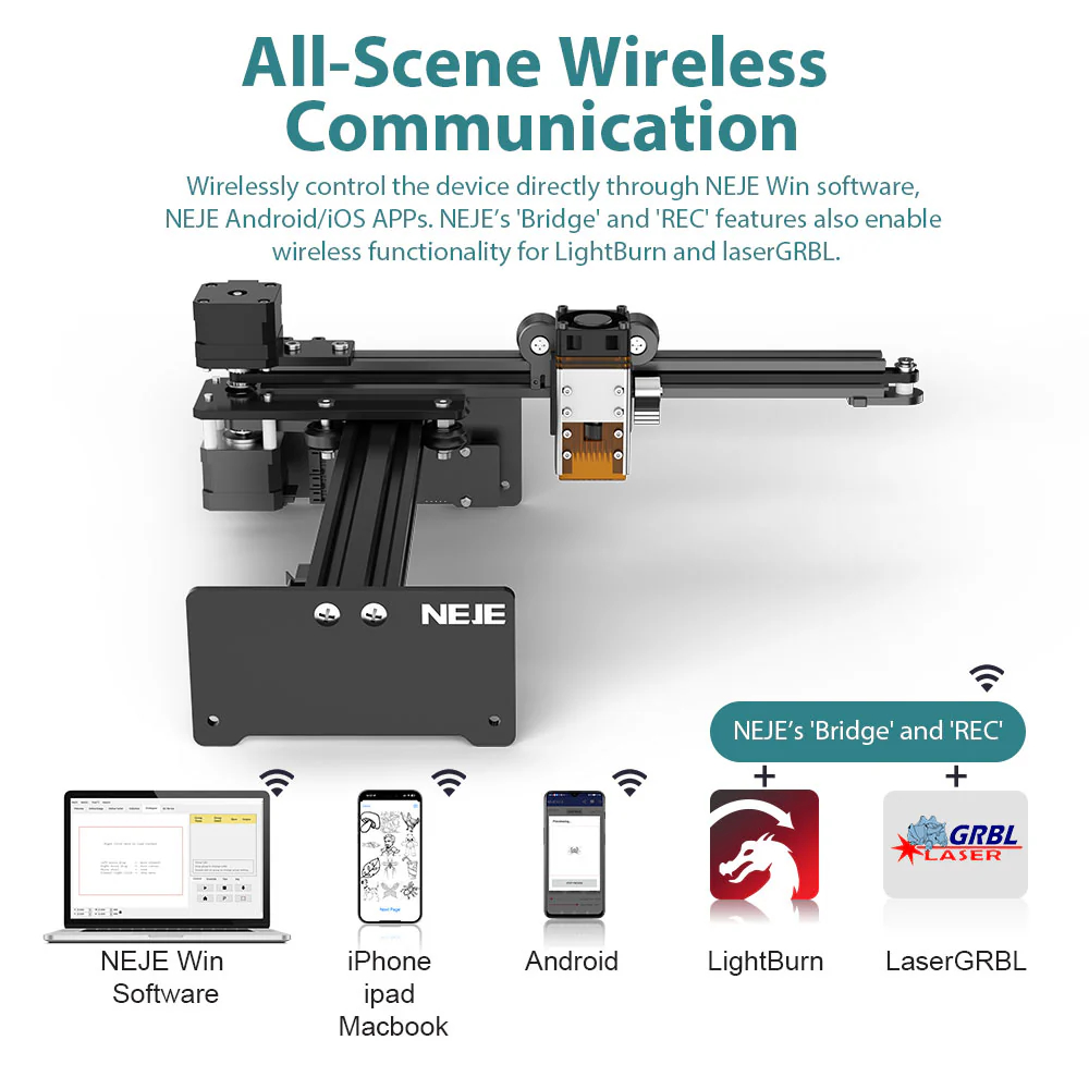 NEJE 5 A40630 20W 휴대용 소형 레이저 조 - Industrial Handheld Laser Engraver 리뷰 및 가격