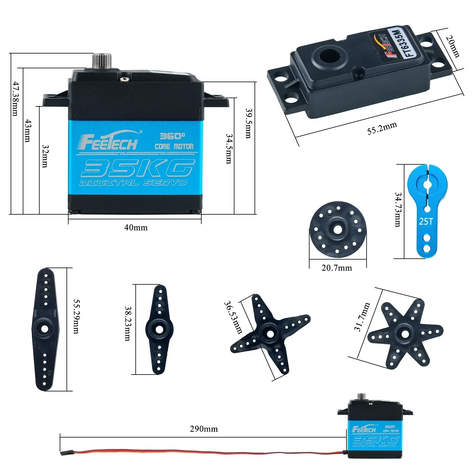 Feetech FT6335M 디지털 RC 서보 모터 7 - Servo Motor Cnc 리뷰 및 가격