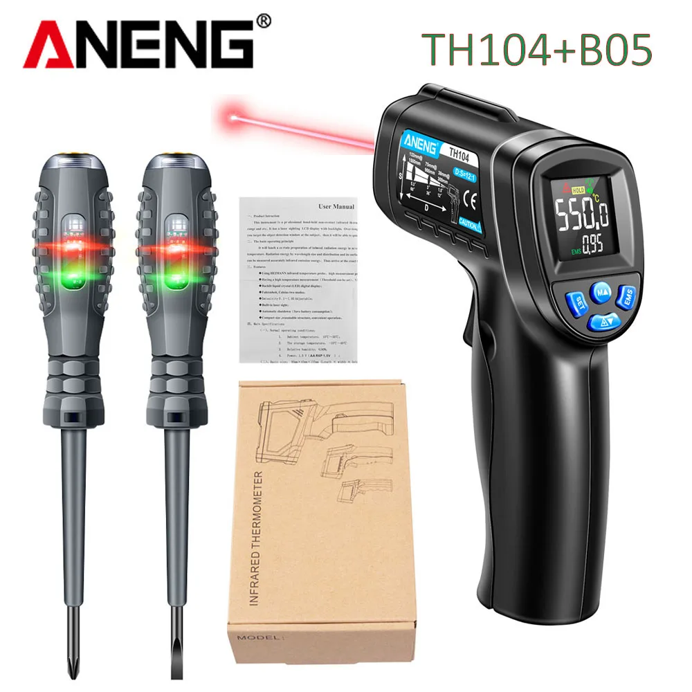 적외선 온도계 산업용 레드 레이저 온도계 건 VA 스크 - Industrial Laser Thermometer Gun 리뷰 및 가격