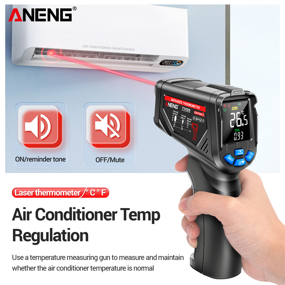 ANENG TH05 적외선 온도계 디지털 비접촉식 -2 - Industrial Laser Thermometer Gun 리뷰 및 가격
